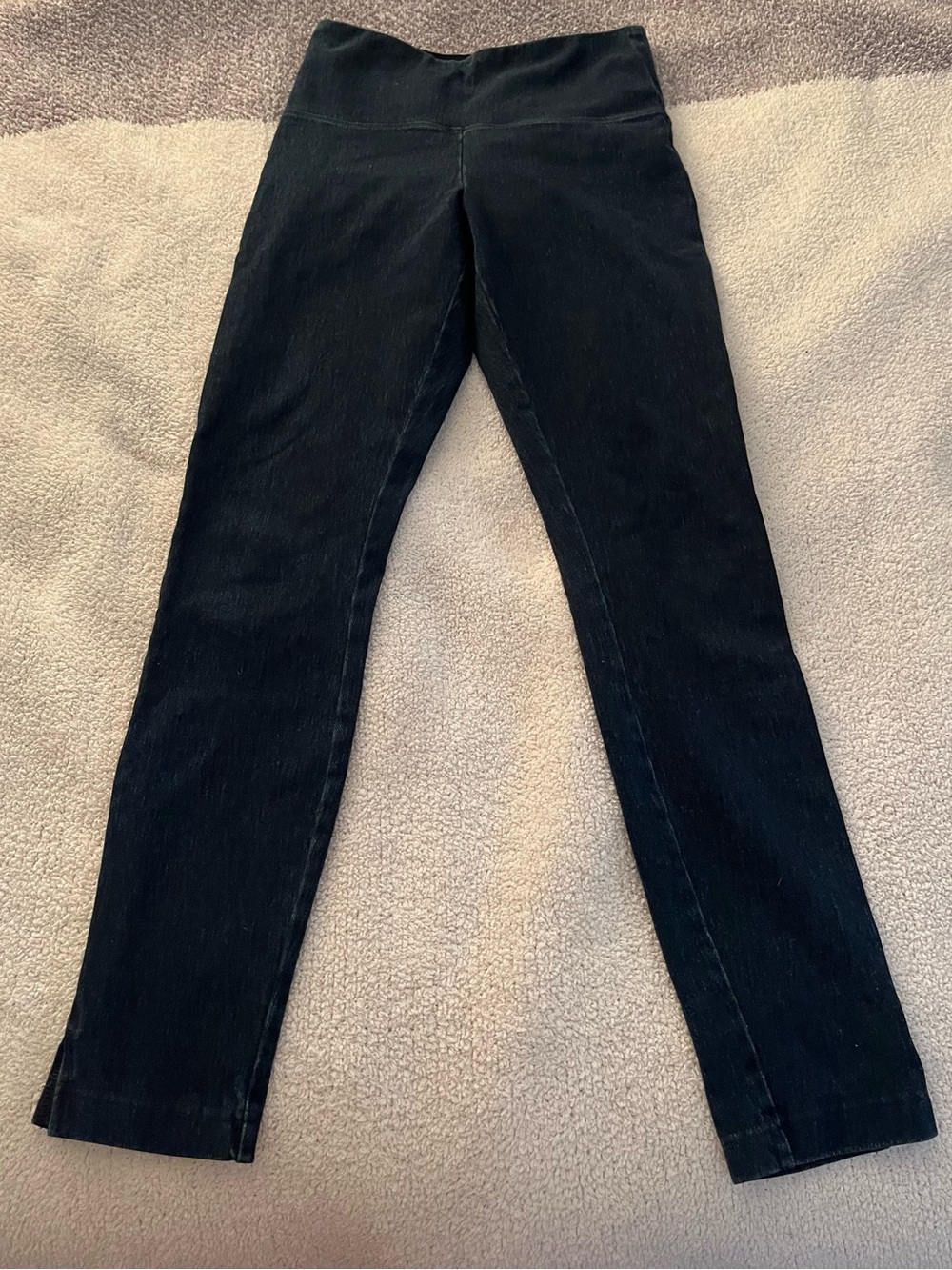 Lysse Dark Wash Straight Leg Denim Jeggings Size Small